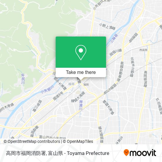 高岡市福岡消防署 map