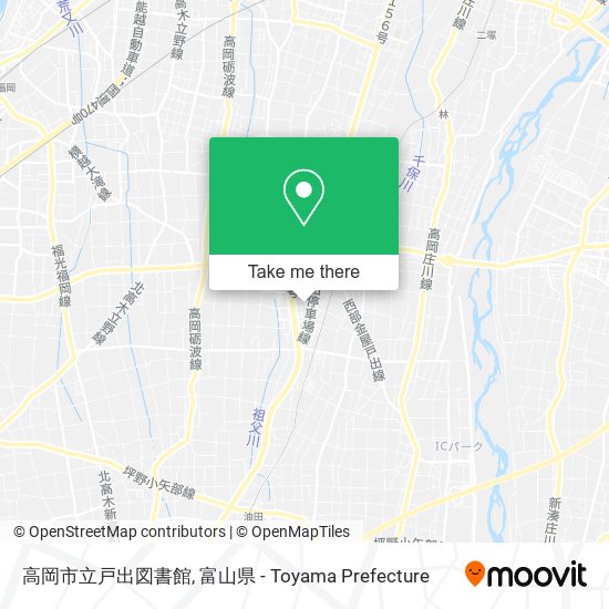 高岡市立戸出図書館 map