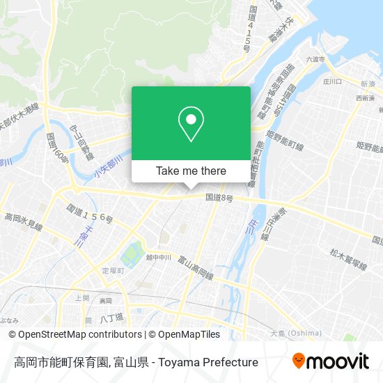 高岡市能町保育園 map