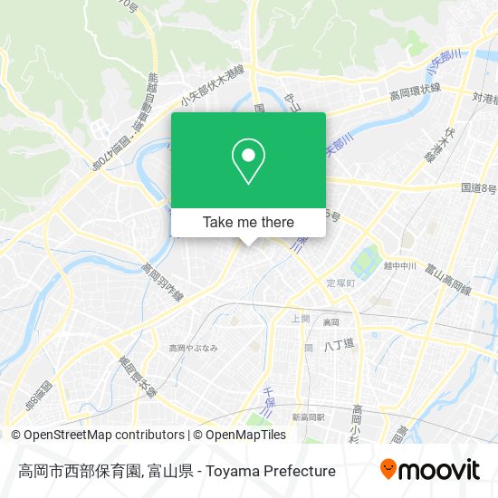 高岡市西部保育園 map