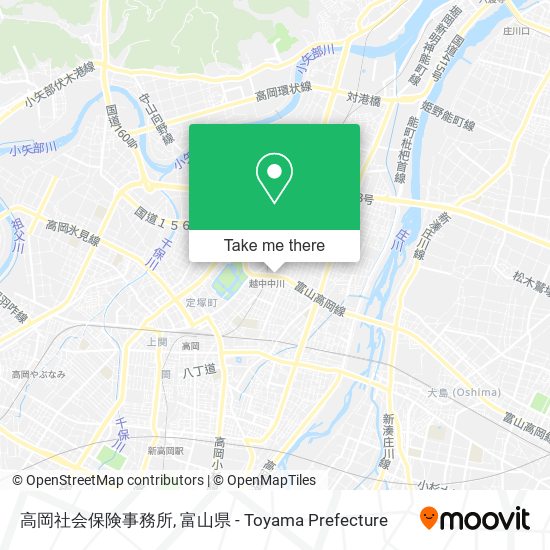 高岡社会保険事務所 map
