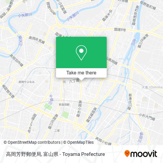 高岡芳野郵便局 map