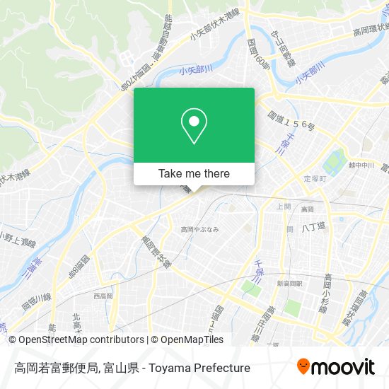 高岡若富郵便局 map