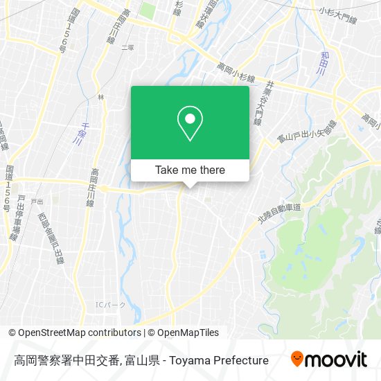 高岡警察署中田交番 map
