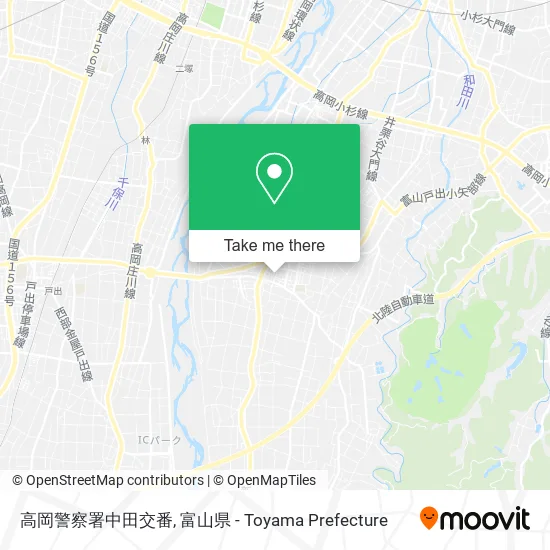 高岡警察署中田交番 map
