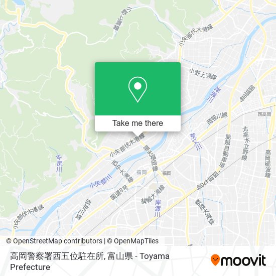 高岡警察署西五位駐在所 map