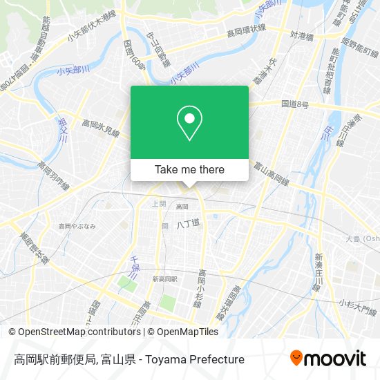 高岡駅前郵便局 map