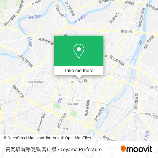 高岡駅南郵便局 map