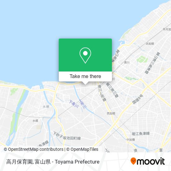 高月保育園 map