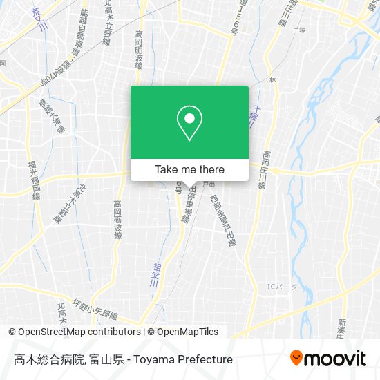高木総合病院 map