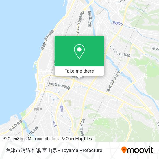 魚津市消防本部 map