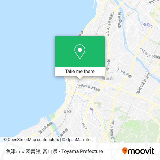 魚津市立図書館 map