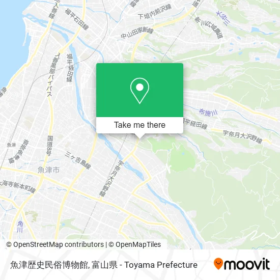 魚津歴史民俗博物館 map