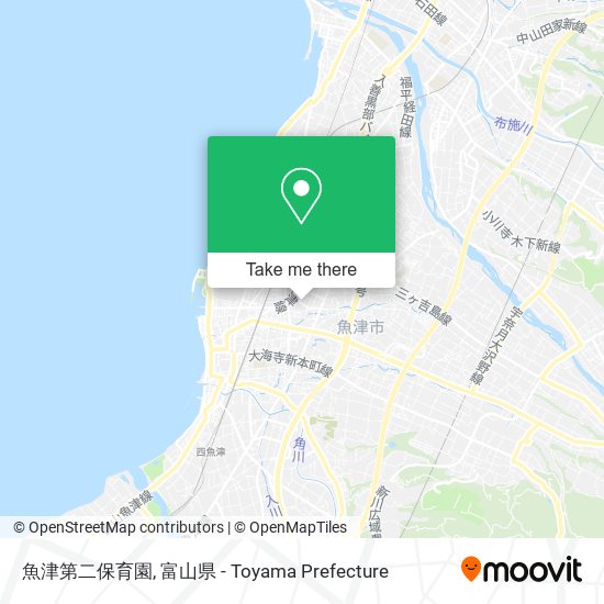 魚津第二保育園 map