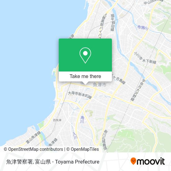 魚津警察署 map