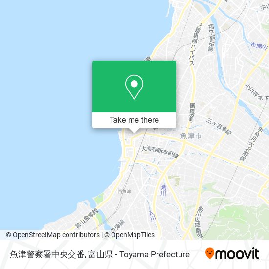 魚津警察署中央交番 map