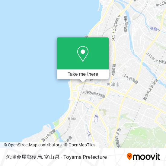 魚津金屋郵便局 map