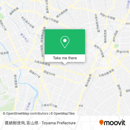 鷹栖郵便局 map