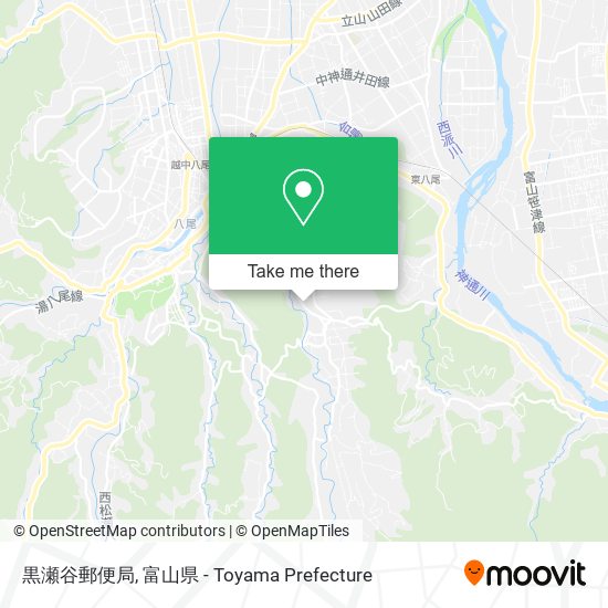 黒瀬谷郵便局 map