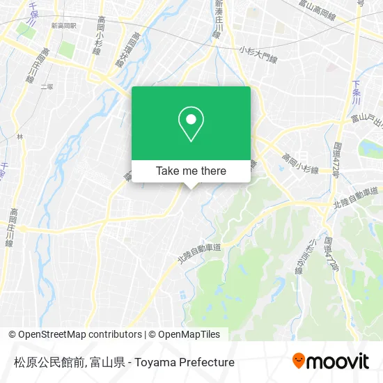 松原公民館前 map