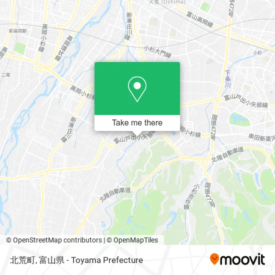 北荒町 map