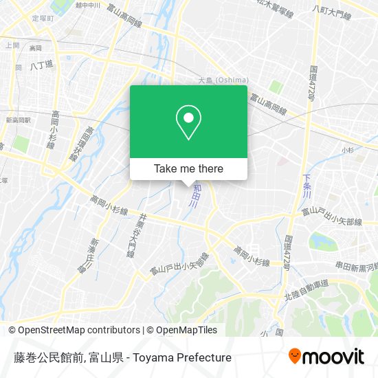 藤巻公民館前 map