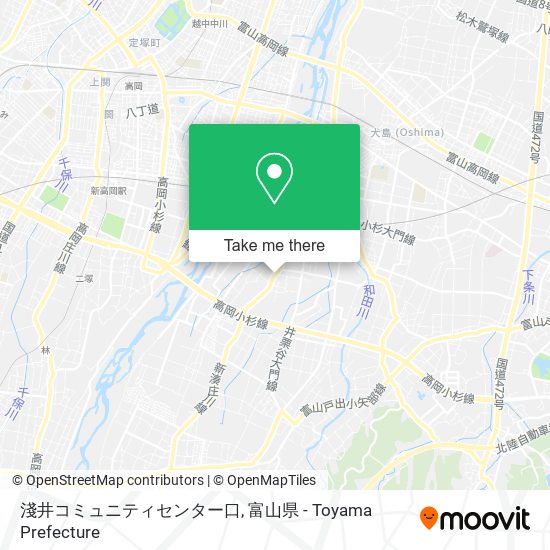 淺井コミュニティセンター口 map
