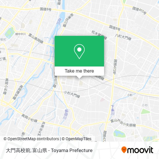 大門高校前 map