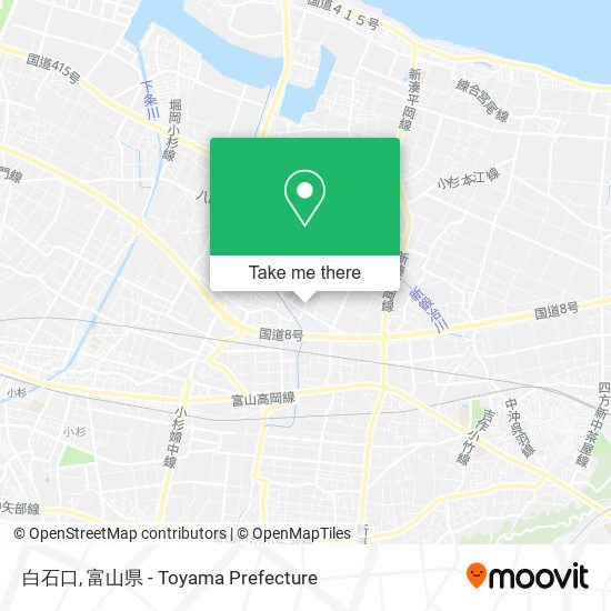 白石口 map