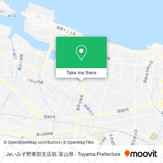 Jaいみず野東部支店前 map