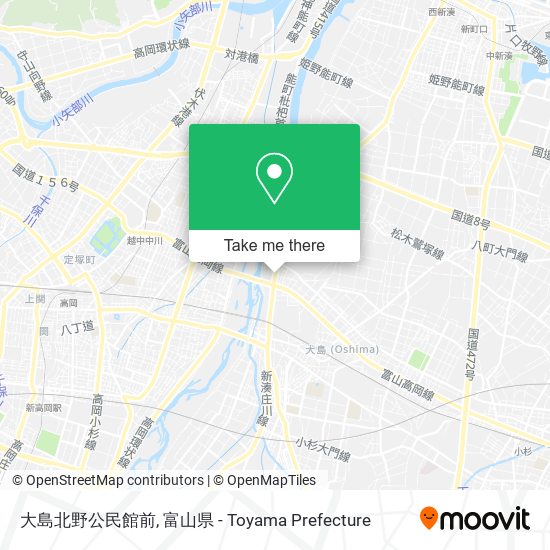 大島北野公民館前 map