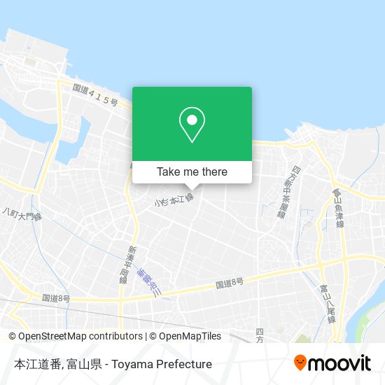 本江道番 map