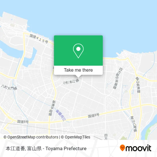 本江道番 map