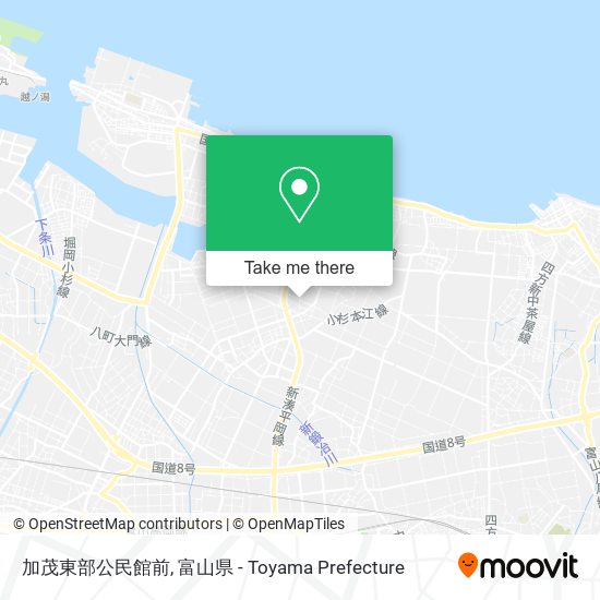 加茂東部公民館前 map