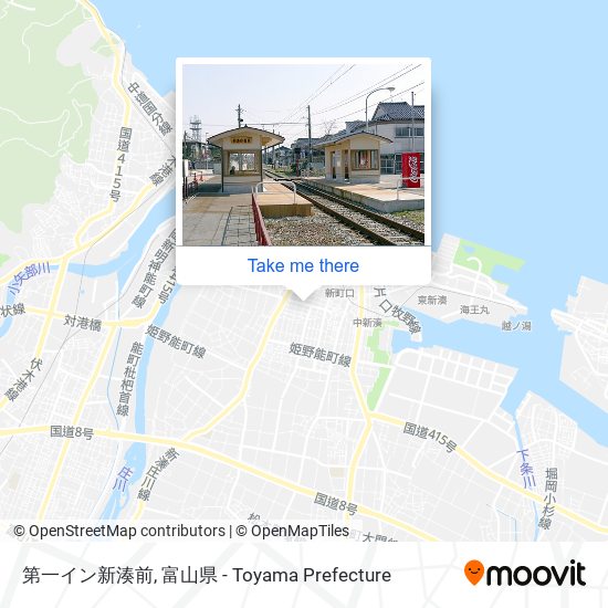 第一イン新湊前 map
