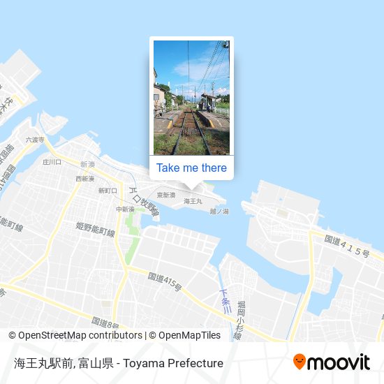 海王丸駅前 map