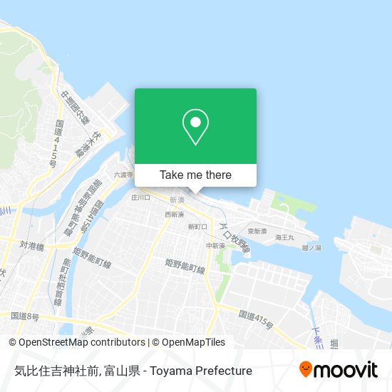 気比住吉神社前 map