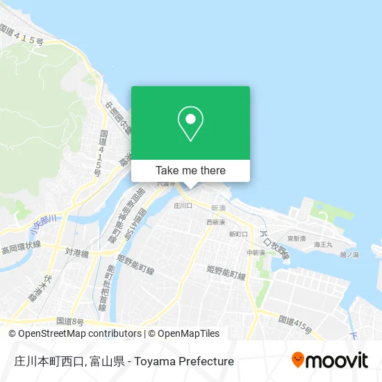 庄川本町西口 map