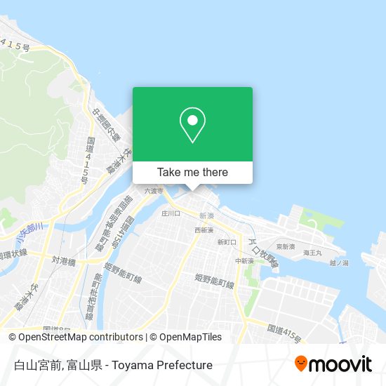 白山宮前 map