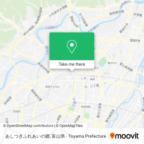 あしつきふれあいの郷 map