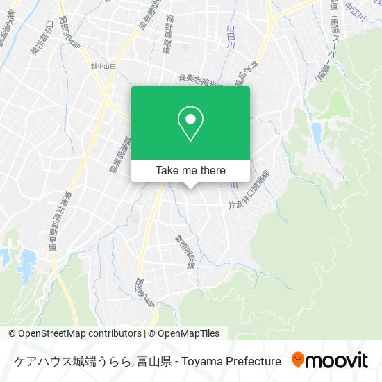 ケアハウス城端うらら map