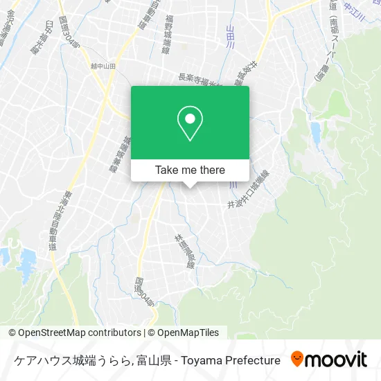 ケアハウス城端うらら map