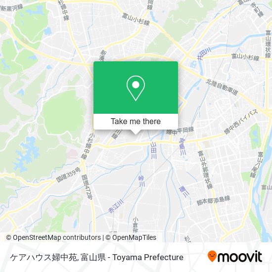ケアハウス婦中苑 map