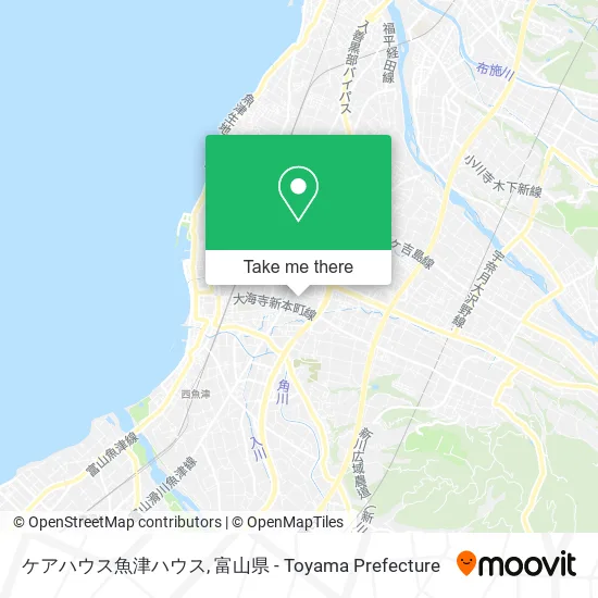 ケアハウス魚津ハウス map