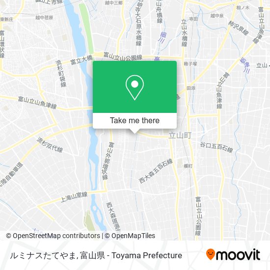 ルミナスたてやま map