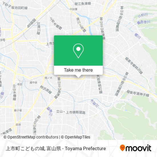 上市町こどもの城 map