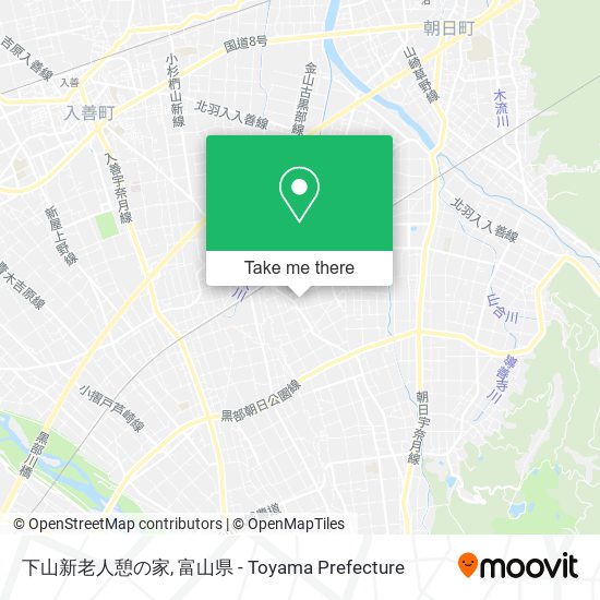 下山新老人憩の家 map