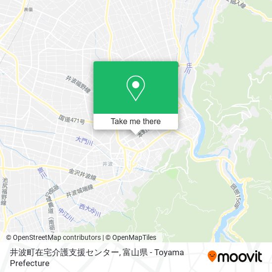 井波町在宅介護支援センター map