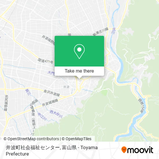 井波町社会福祉センター map
