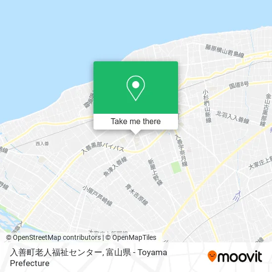 入善町老人福祉センター map